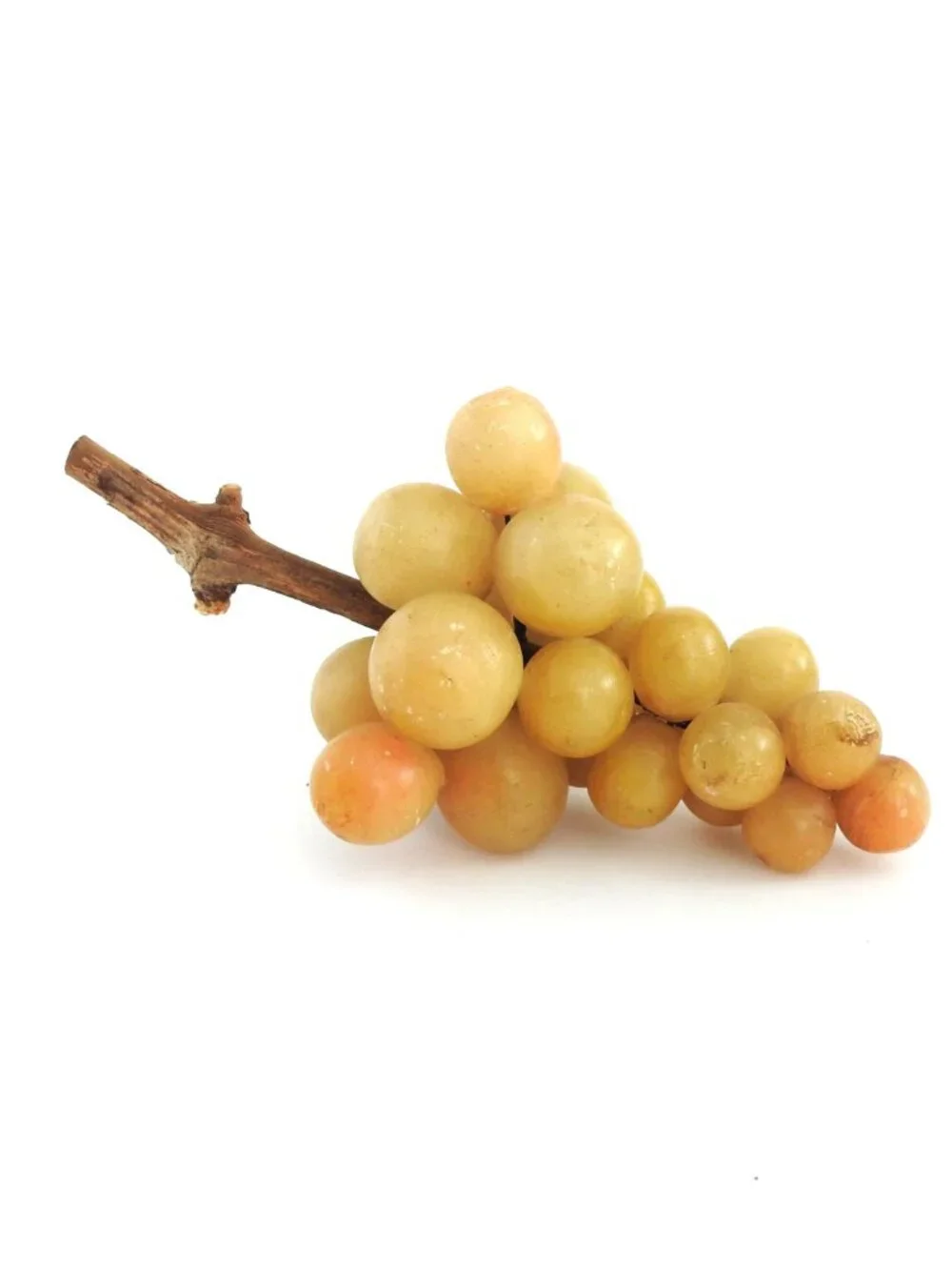 Vintage Italian Alabaster Grape Cluster Centerpiece Mid-Century Decor